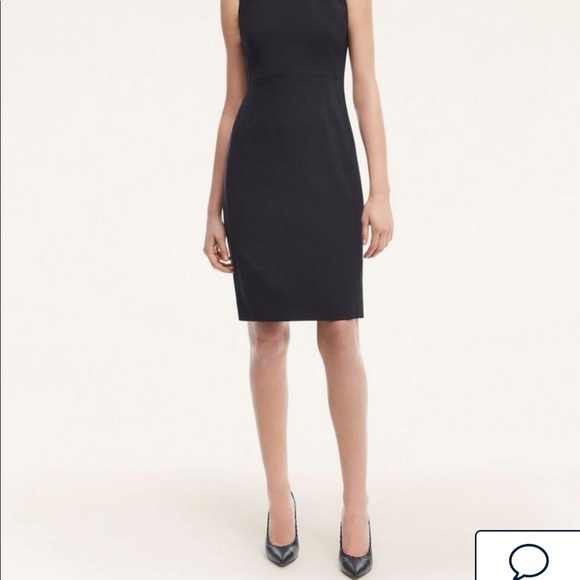 J. Crew Dresses & Skirts - J Crew 2P, navy sleeveless sheath dress  52% cotton, never worn classic! NWOT